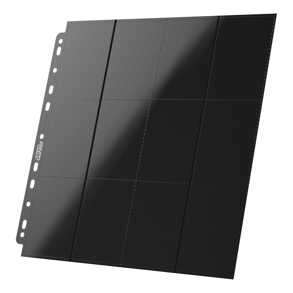 Imagen del producto Ultimate Guard Hojas QuadRow de 24 Bolsillos Carga Lateral (10) - Negro