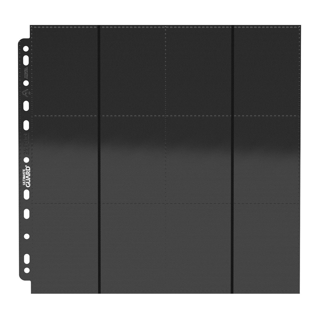 Imagen del producto Ultimate Guard Hojas QuadRow de 24 Bolsillos Carga Lateral (10) - Negro