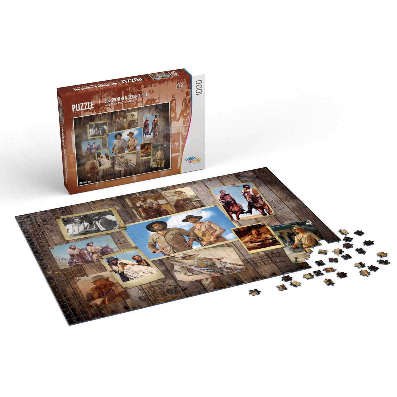 Product image Bud Spencer & Terence Hill Puzzle Western Photo Wall (1000 Pieces)