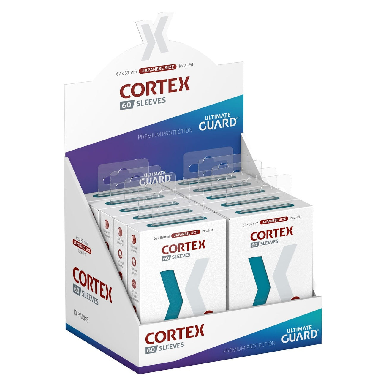 Imagen del producto Fundas Ultimate Guard Cortex Tamaño Japonés (60) - Petrol