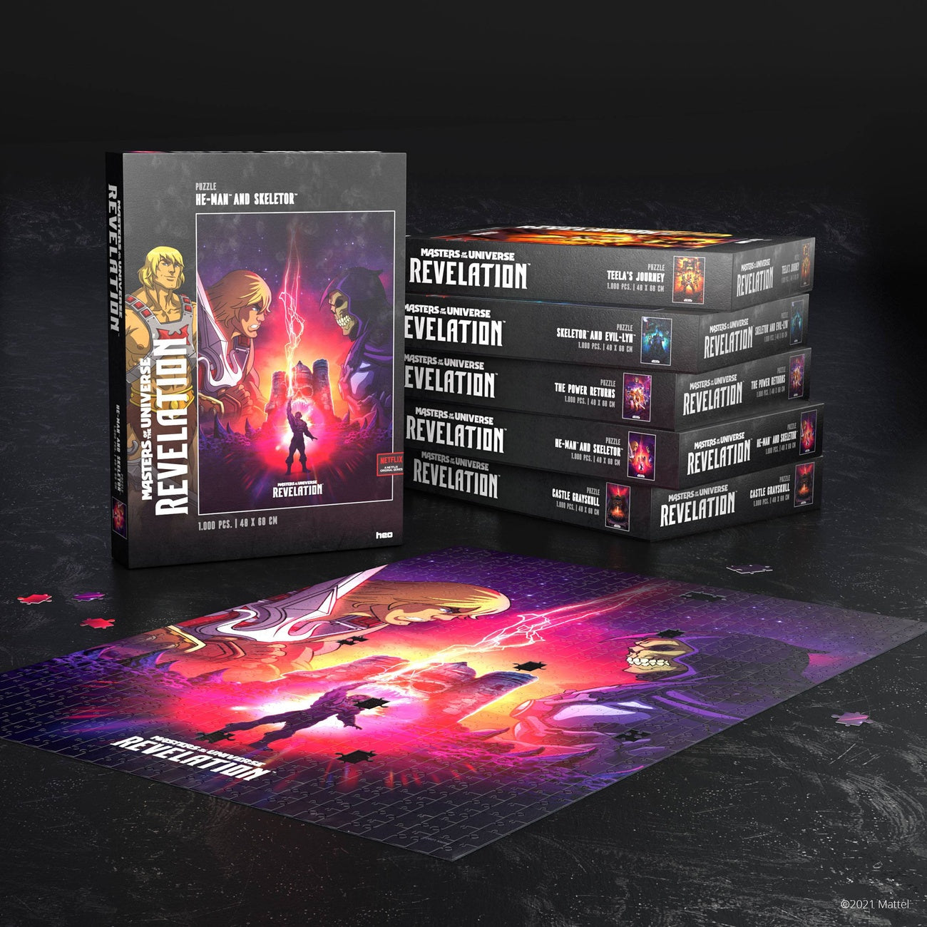Imagen del producto Masters of the Universe: Revelation™ Rompecabezas He-Man™ y Skeletor™ (1000 piezas)