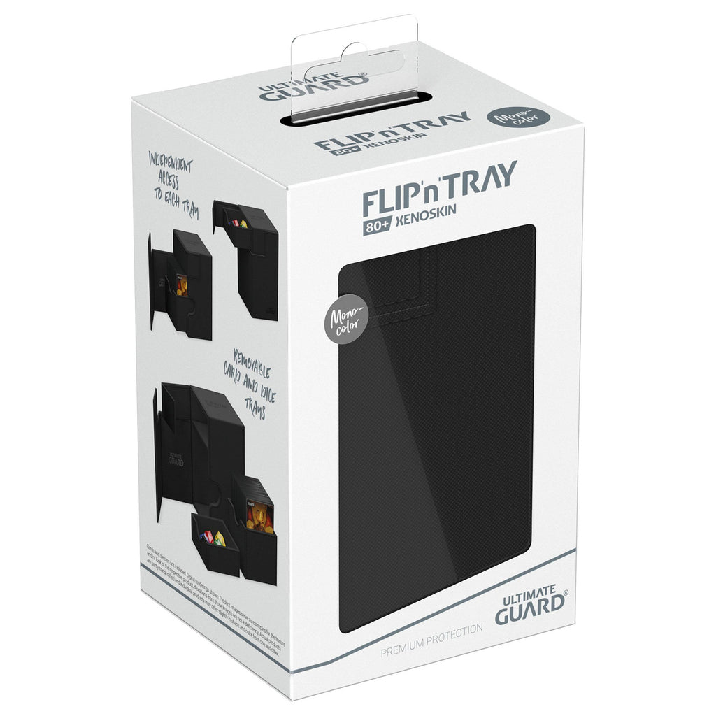 Imagen del producto Ultimate Guard Flip'n'Tray 80+ Xenoskin - Negro