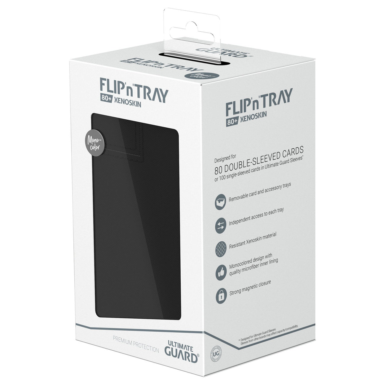 Imagen del producto Ultimate Guard Flip'n'Tray 80+ Xenoskin - Negro