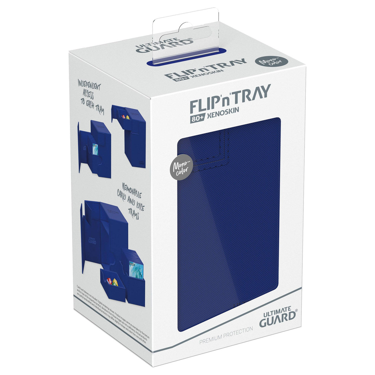Imagen del producto Ultimate Guard Flip'n'Tray 80+ Xenoskin - Azul