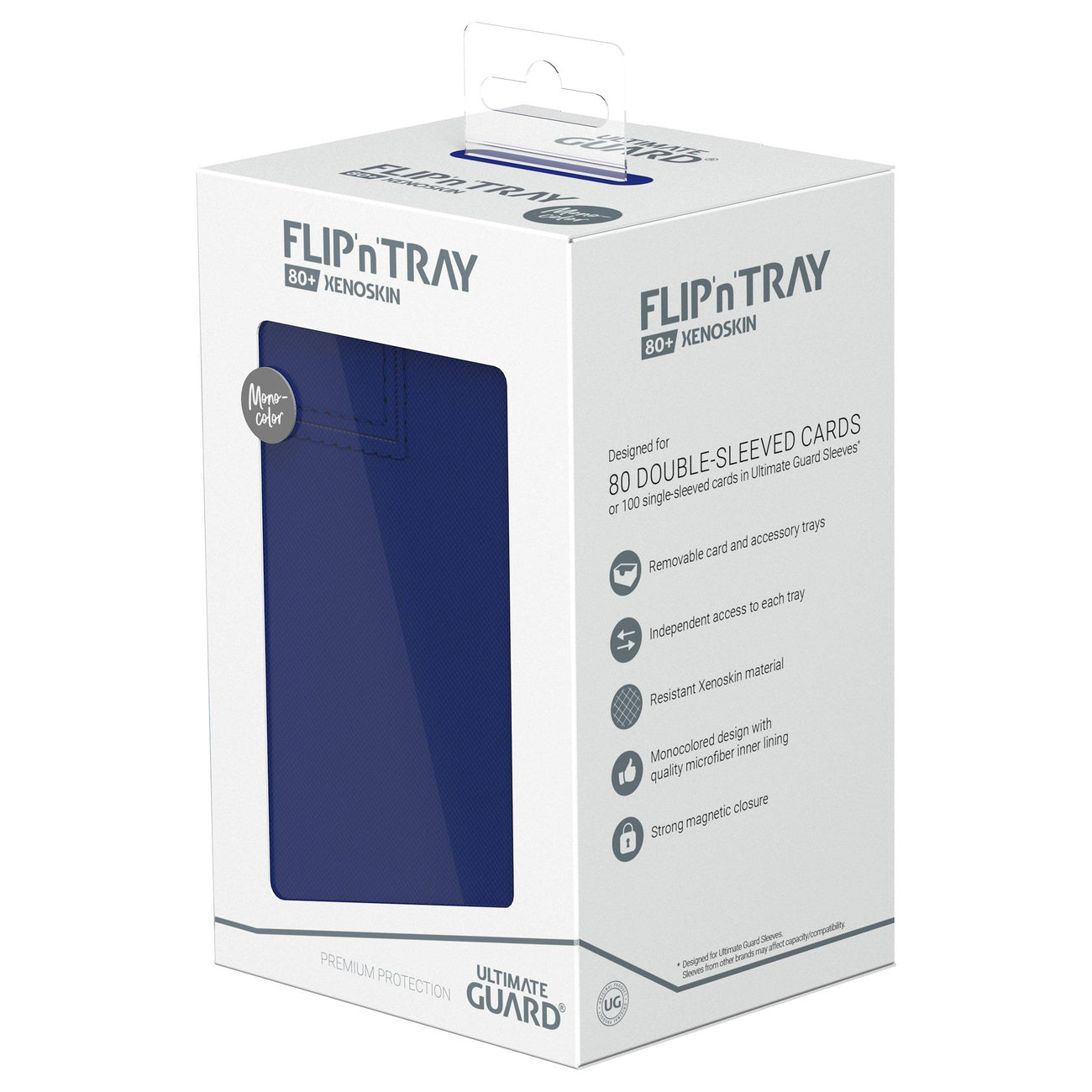 Imagen del producto Ultimate Guard Flip'n'Tray 80+ Xenoskin - Azul