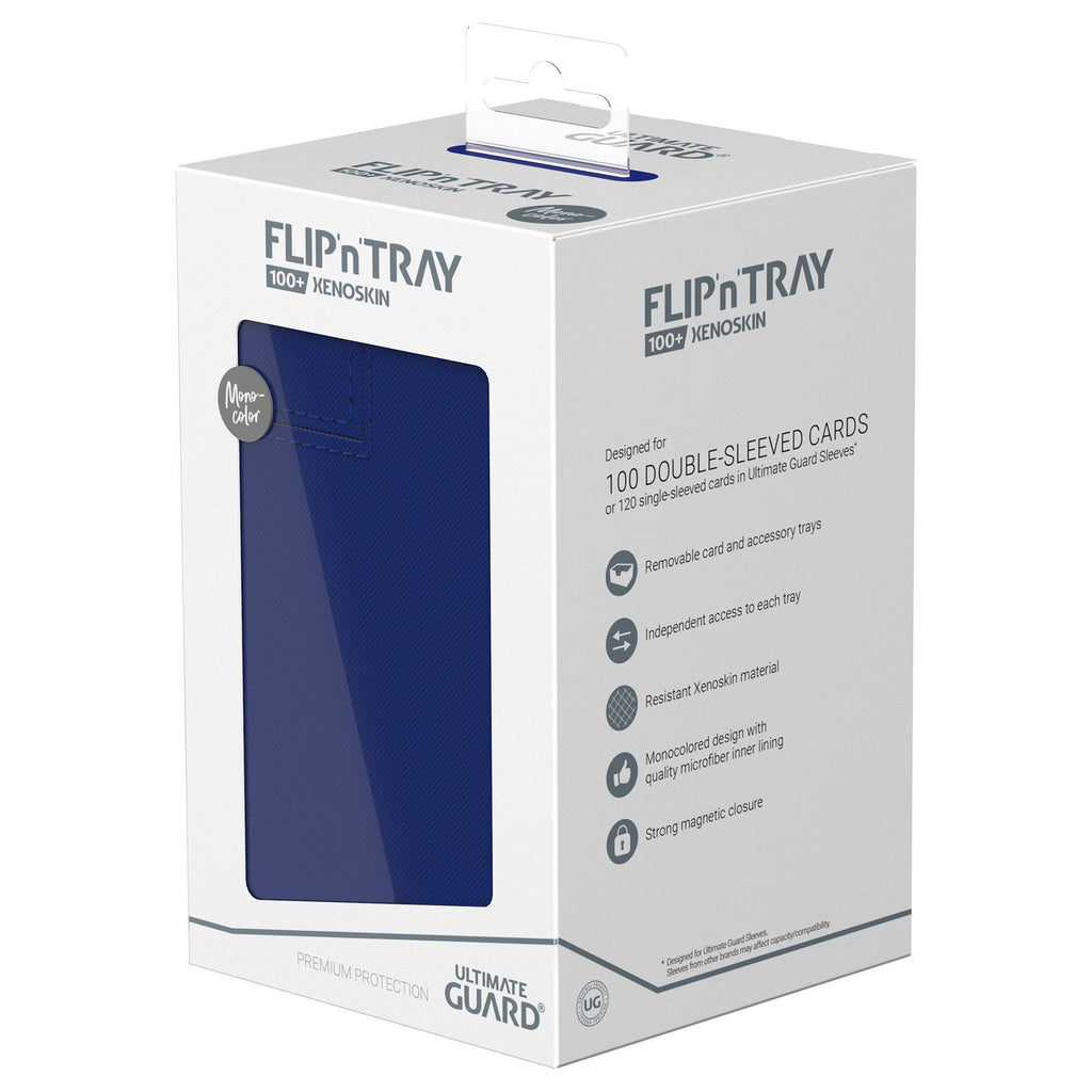 Imagen del producto Ultimate Guard Flip'n'Tray 100+ Xenoskin - Azul