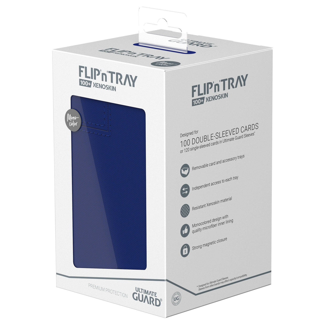Imagen del producto Ultimate Guard Flip'n'Tray 100+ Xenoskin - Azul