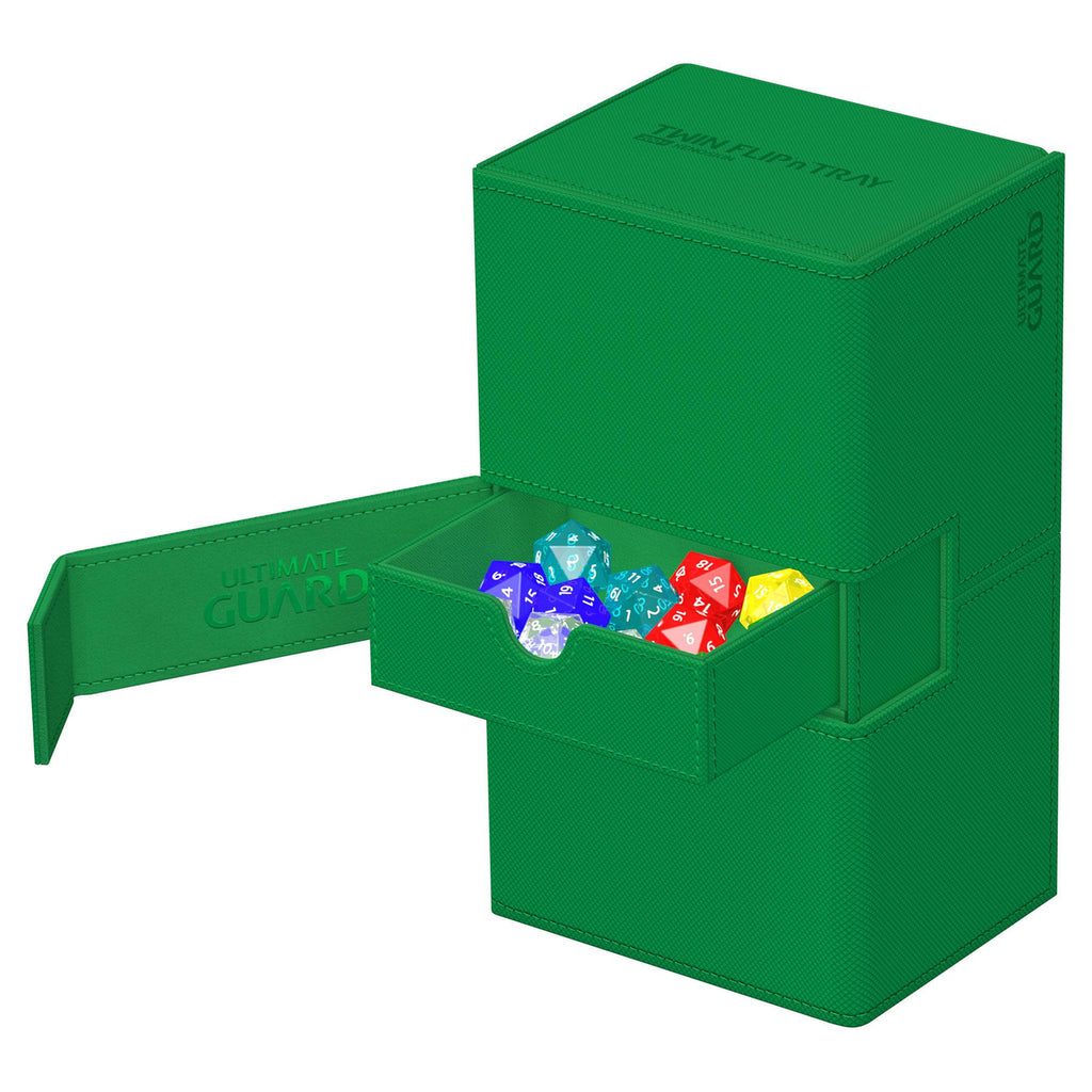 Imagen del producto Ultimate Guard Twin Flip'n'Tray 200+ Xenoskin - Verde