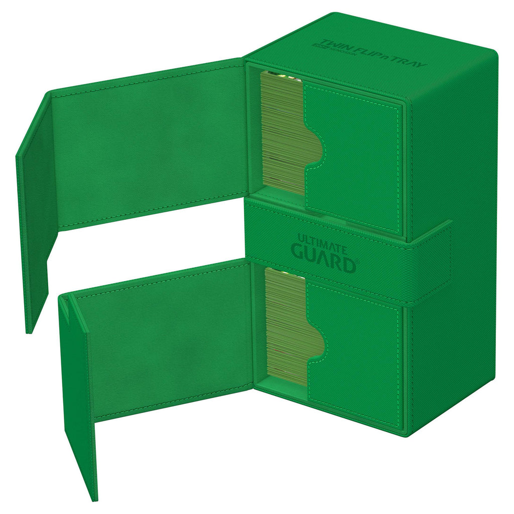 Imagen del producto Ultimate Guard Twin Flip'n'Tray 200+ Xenoskin - Verde