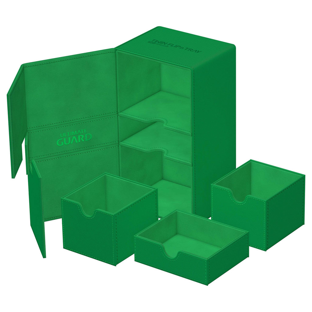 Imagen del producto Ultimate Guard Twin Flip'n'Tray 200+ Xenoskin - Verde