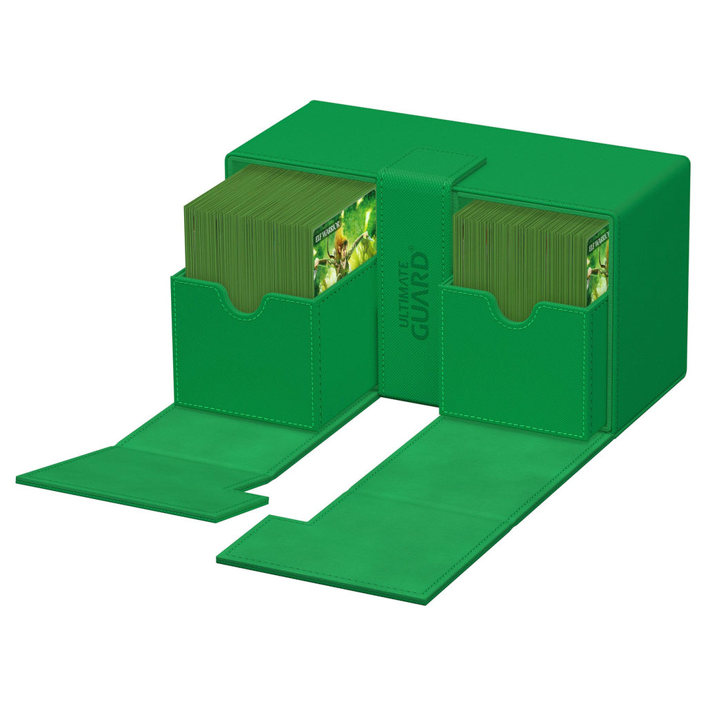 Imagen del producto Ultimate Guard Twin Flip'n'Tray 200+ Xenoskin - Verde