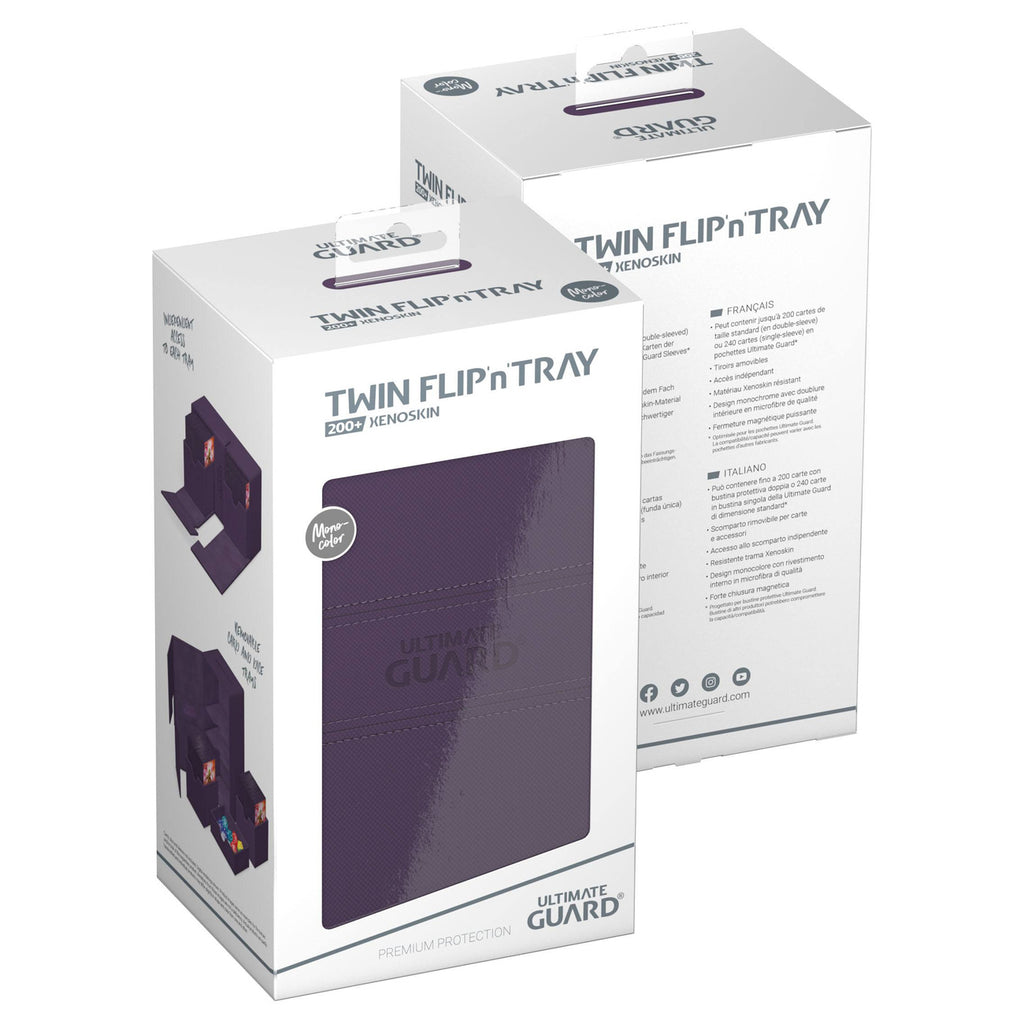 Product image Ultimate Guard Twin Flip'n'Tray 200+ Xenoskin - Purple