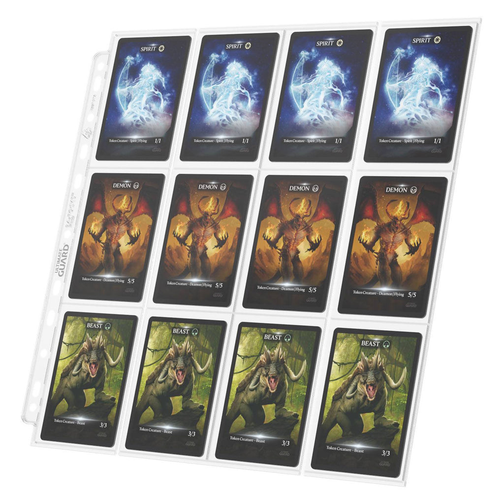 Product image Ultimate Guard 24-Pocket QuadRow Pages Side-Loading (10) - Transparent