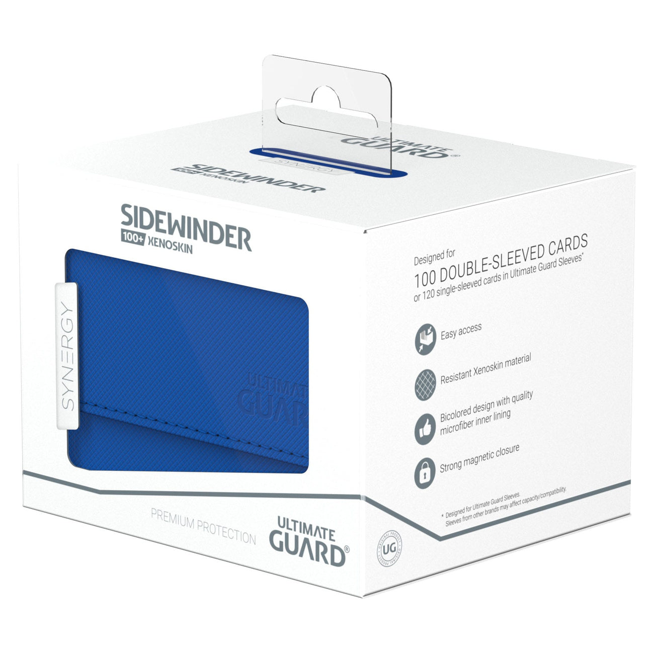 Imagen del producto Ultimate Guard Sidewinder 100+ Xenoskin Synergy - Blanco/Azul