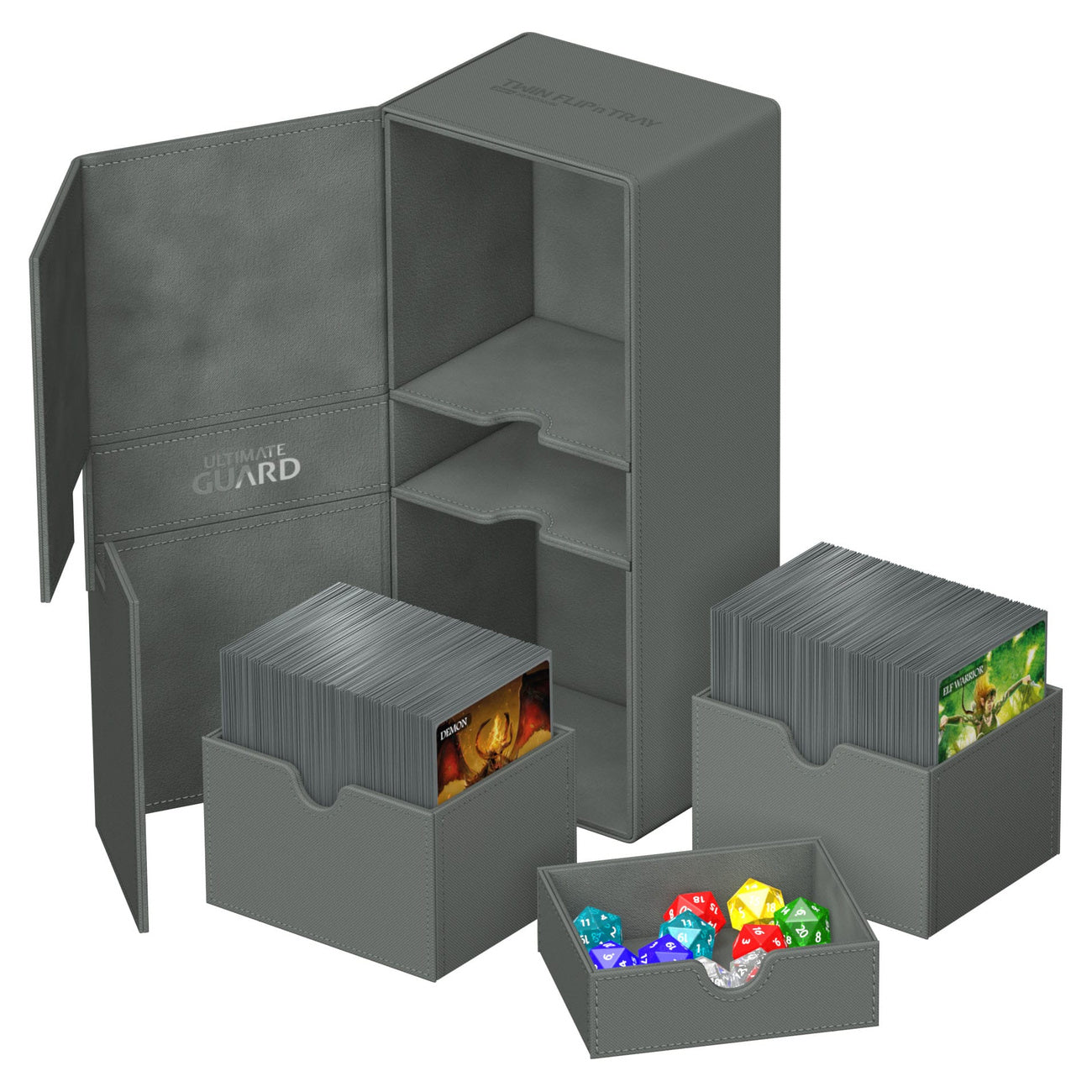 Imagen del producto Ultimate Guard Twin Flip'n'Tray 266+ Xenoskin - Gris