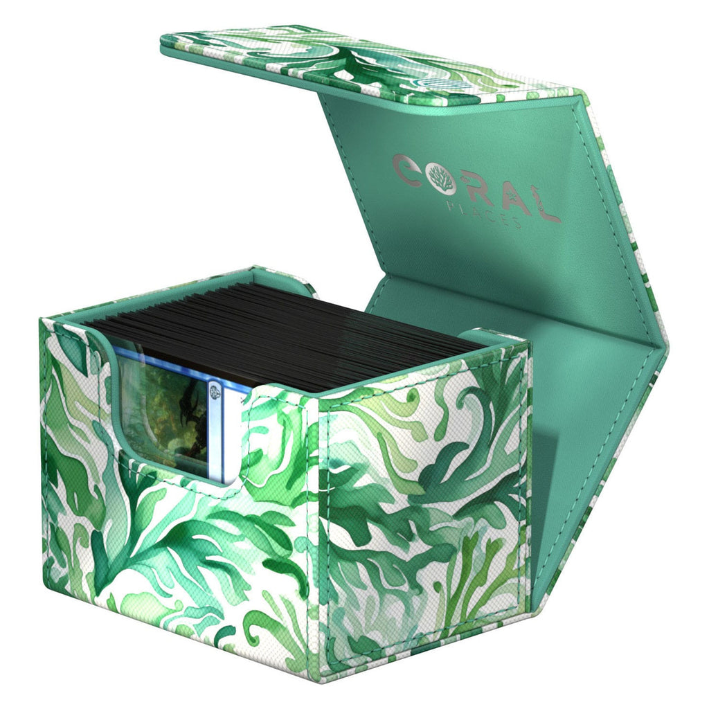 Imagen del producto Ultimate Guard Sidewinder 100+ Xenoskin 2025 Exclusive "Coral Places" - Bosque de kelp