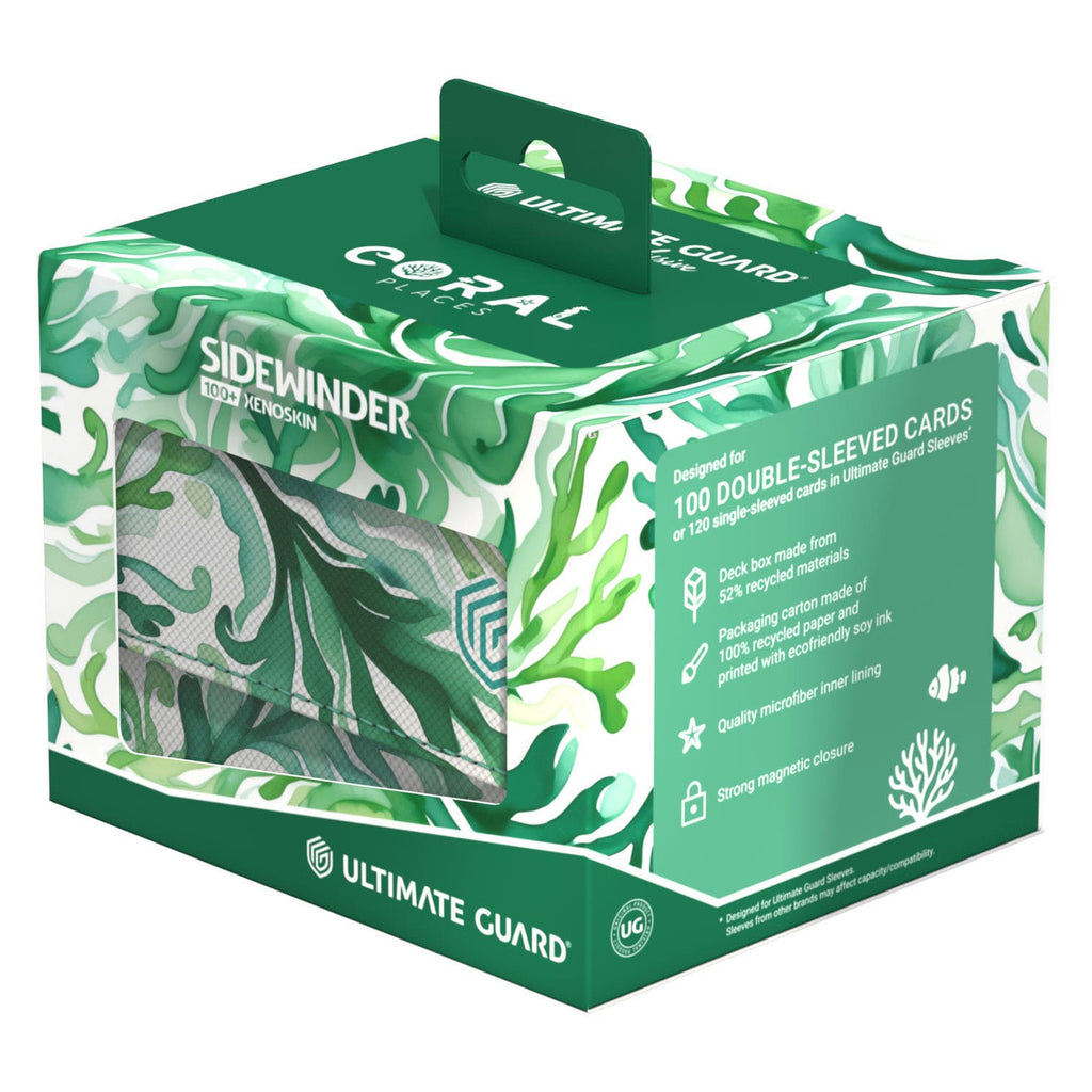 Imagen del producto Ultimate Guard Sidewinder 100+ Xenoskin 2025 Exclusive "Coral Places" - Bosque de kelp