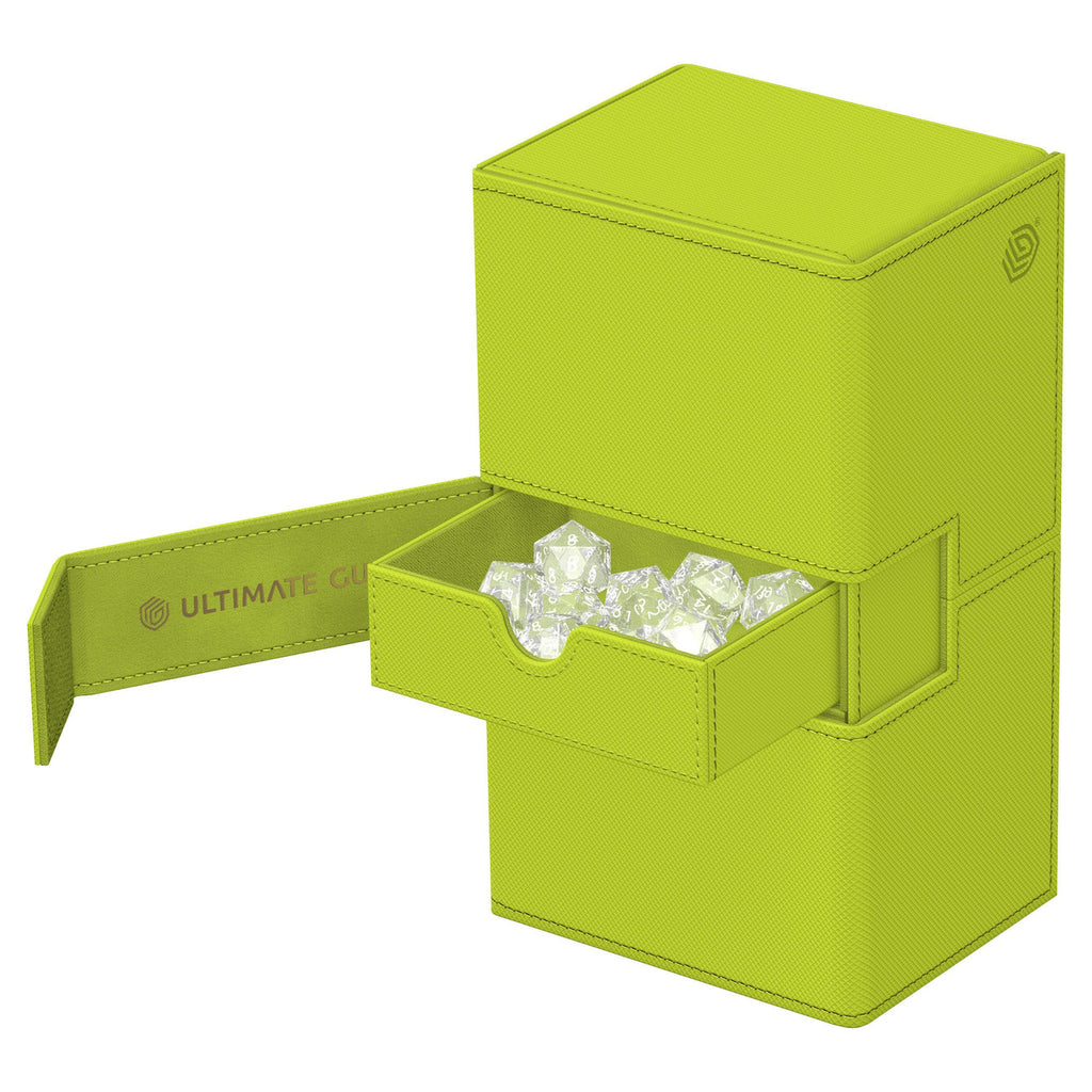 Imagen del producto Ultimate Guard Twin Flip'n'Tray 200+ Xenoskin "Summer Edition 2025" - Lime