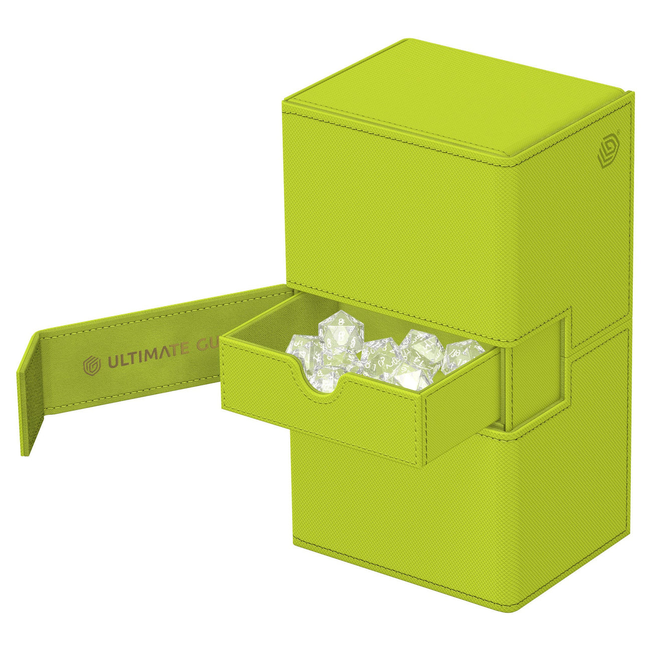 Imagen del producto Ultimate Guard Twin Flip'n'Tray 200+ Xenoskin "Summer Edition 2025" - Lime