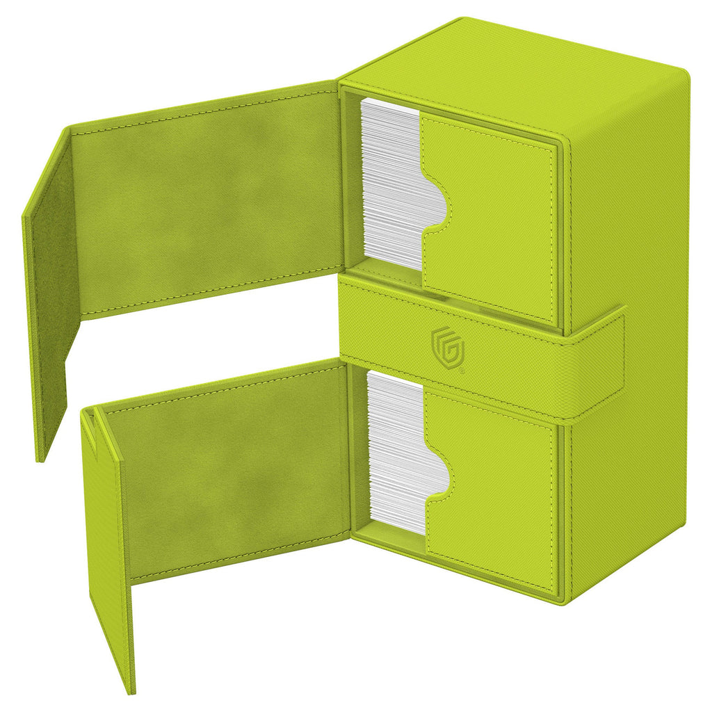 Imagen del producto Ultimate Guard Twin Flip'n'Tray 200+ Xenoskin "Summer Edition 2025" - Lime