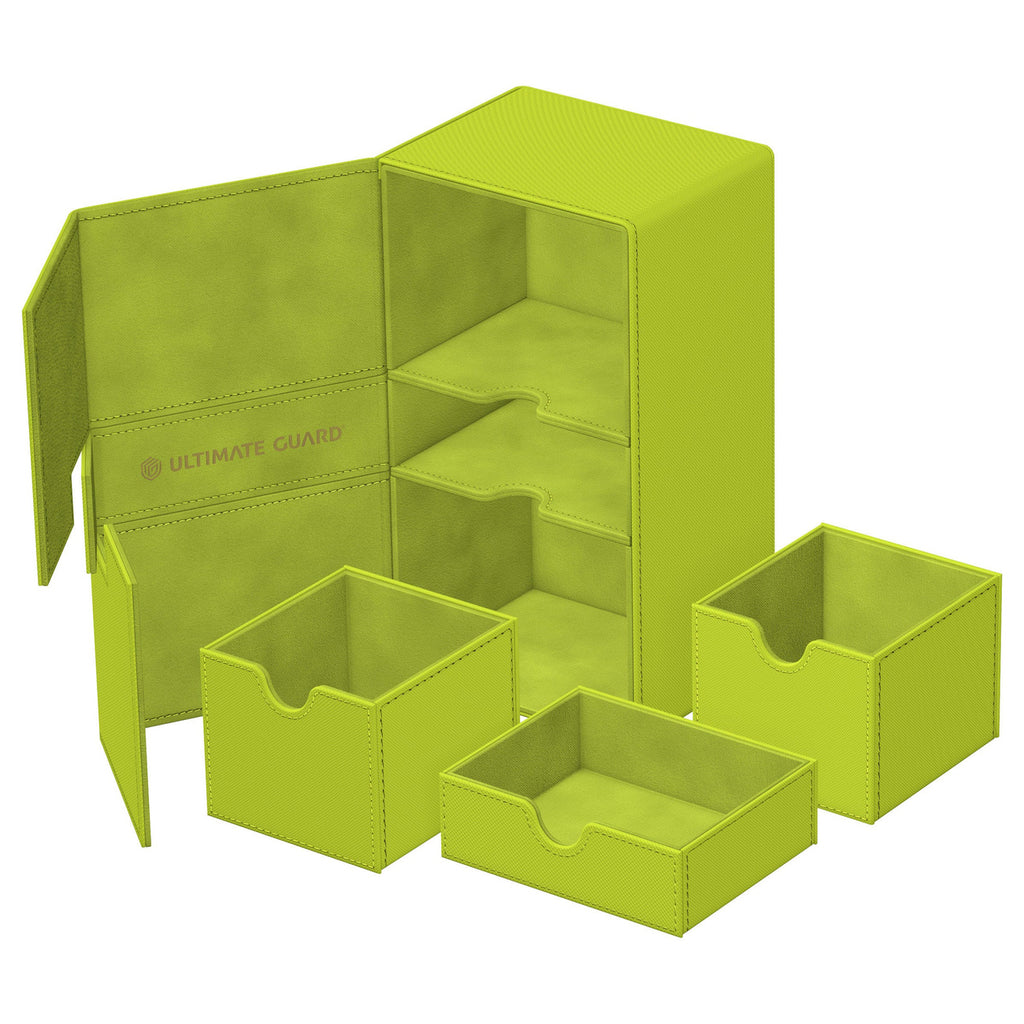 Imagen del producto Ultimate Guard Twin Flip'n'Tray 200+ Xenoskin "Summer Edition 2025" - Lime