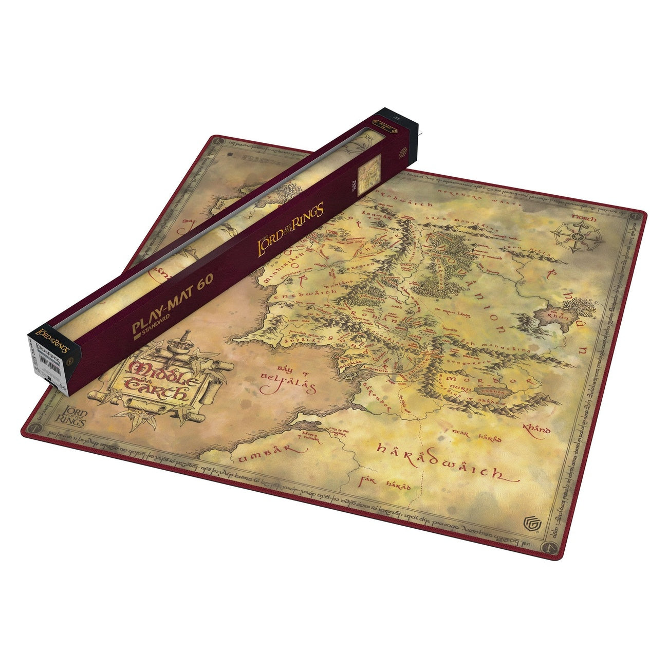 Imagen del producto Ultimate Guard Tapete de juego Oversized 61 x 61 cm El Señor de los Anillos™ « Lugares de la Tierra Media »