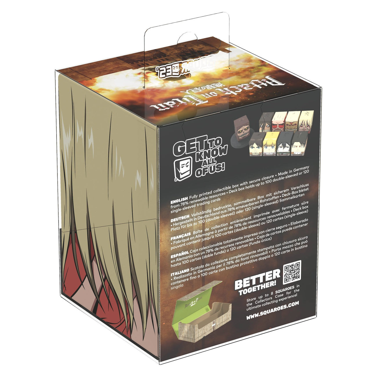 Imagen del producto Squaroes Squaroe Ataque a los Titanes AOT008 - Titán Hembra