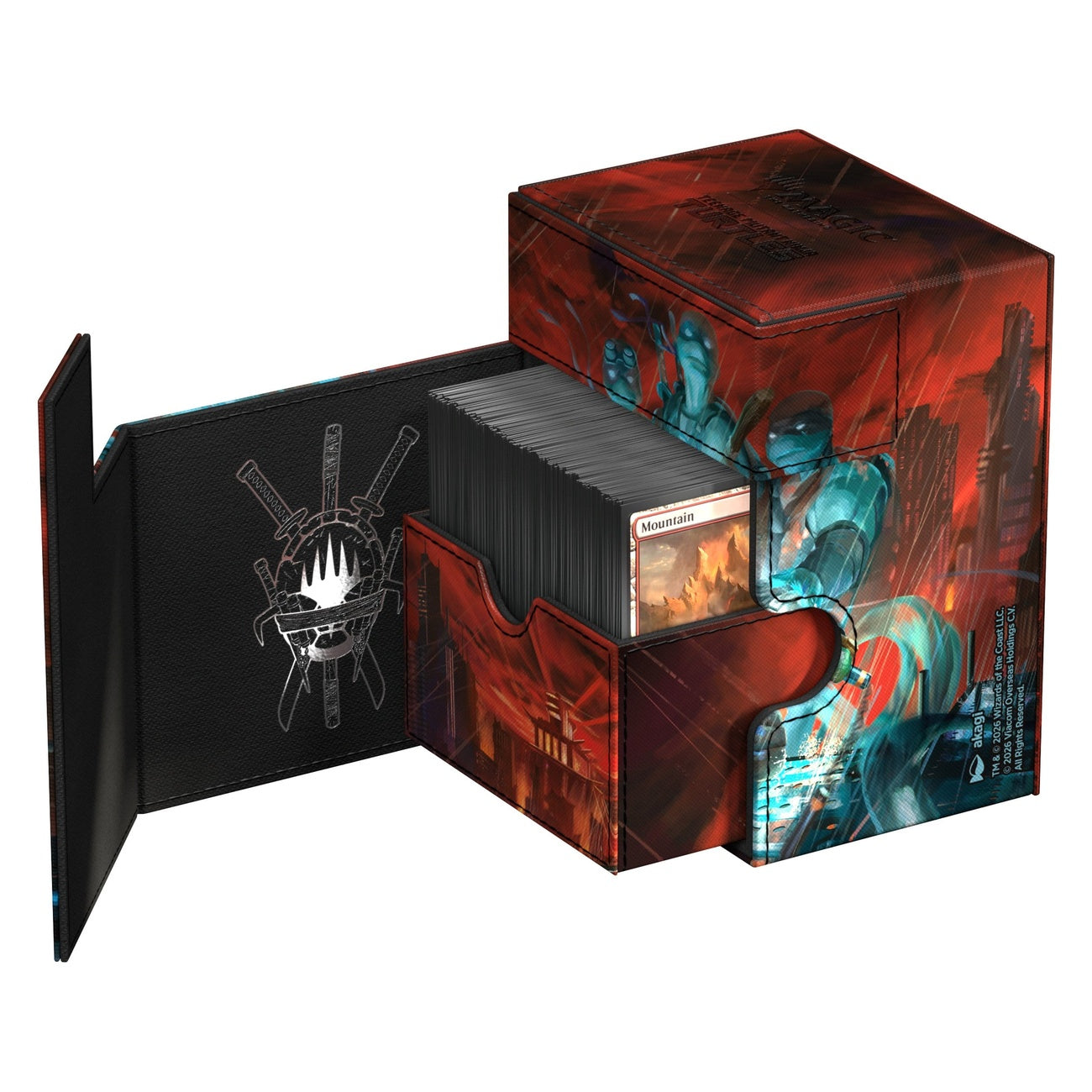 Imagen del producto Ultimate Guard Flip'n'Tray 133+ Xenoskin Magic: The Gathering | Tortugas Ninja - The Last Ronin