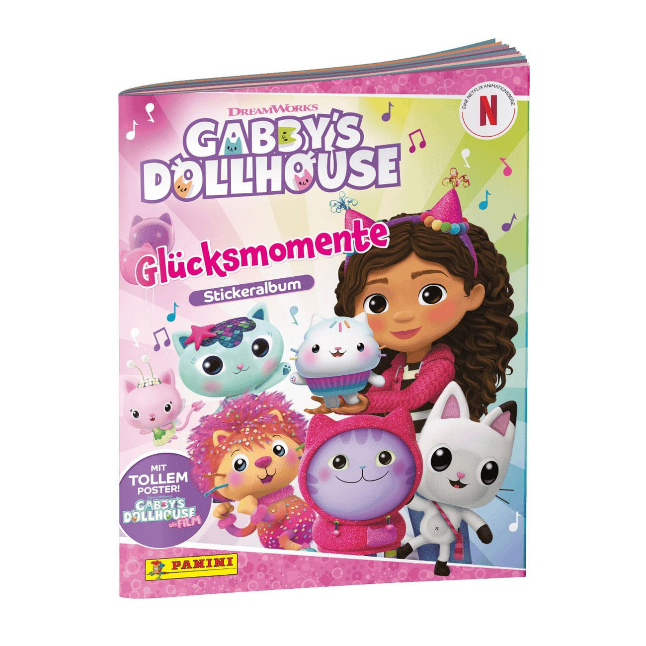 Imagen del producto Gabby's Dollhouse Álbum de Colección de Pegatinas Momentos de Felicidad *Versión alemana*