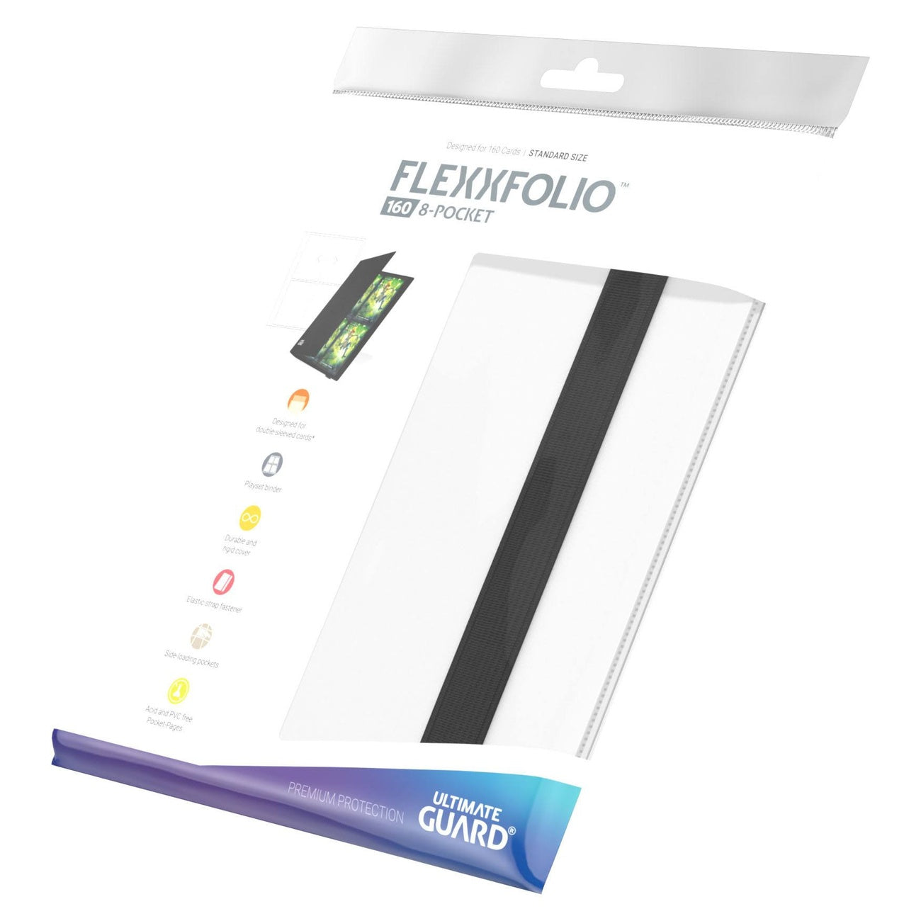 Imagen del producto Ultimate Guard Flexxfolio 160 de 8 bolsillos - Blanco