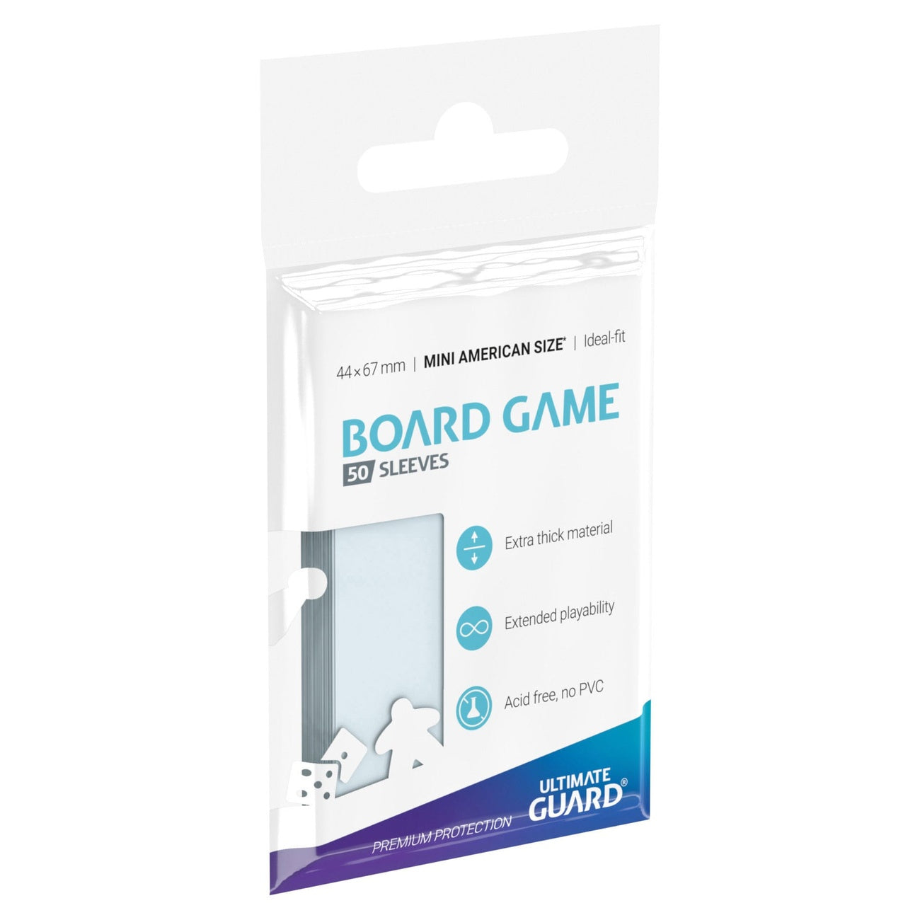 Product image Ultimate Guard Board Game Sleeves (50) - Mini American