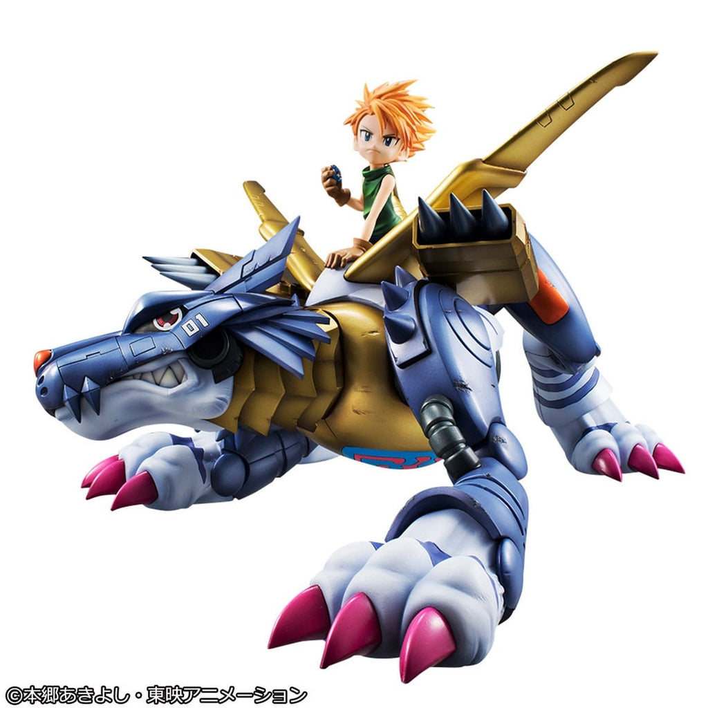 Imagen del producto Digimon Adventure Precious G.E.M. Series Estatua PVC Metal Garurumon & Ishida Yamato 30 cm