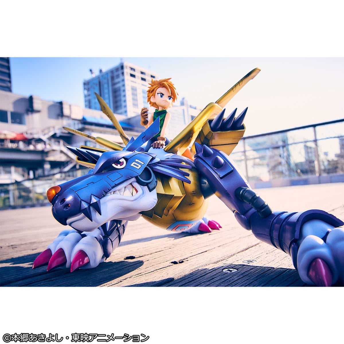 Imagen del producto Digimon Adventure Precious G.E.M. Series Estatua PVC Metal Garurumon & Ishida Yamato 30 cm