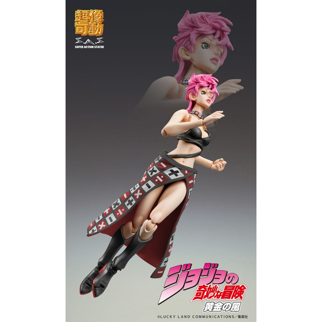 Imagen del producto JoJo's Bizarre Adventure Parte 5 Super Action Figura de acción Trish Una Black Ver. 15 cm