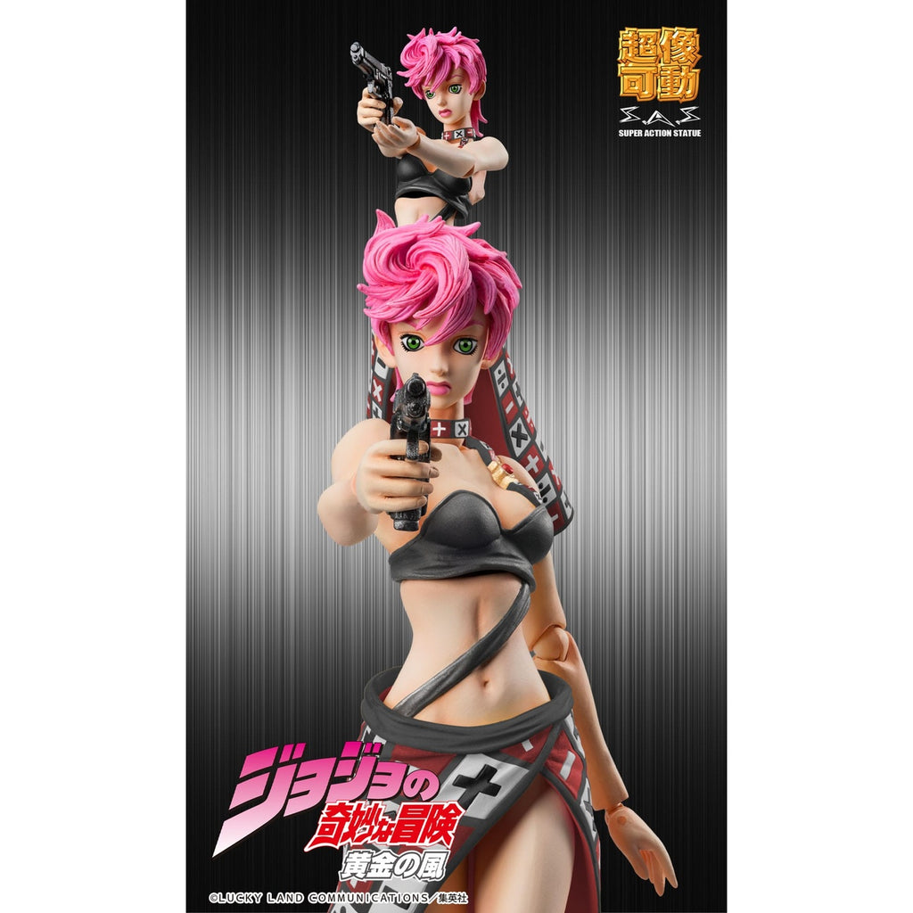 Imagen del producto JoJo's Bizarre Adventure Parte 5 Super Action Figura de acción Trish Una Black Ver. 15 cm
