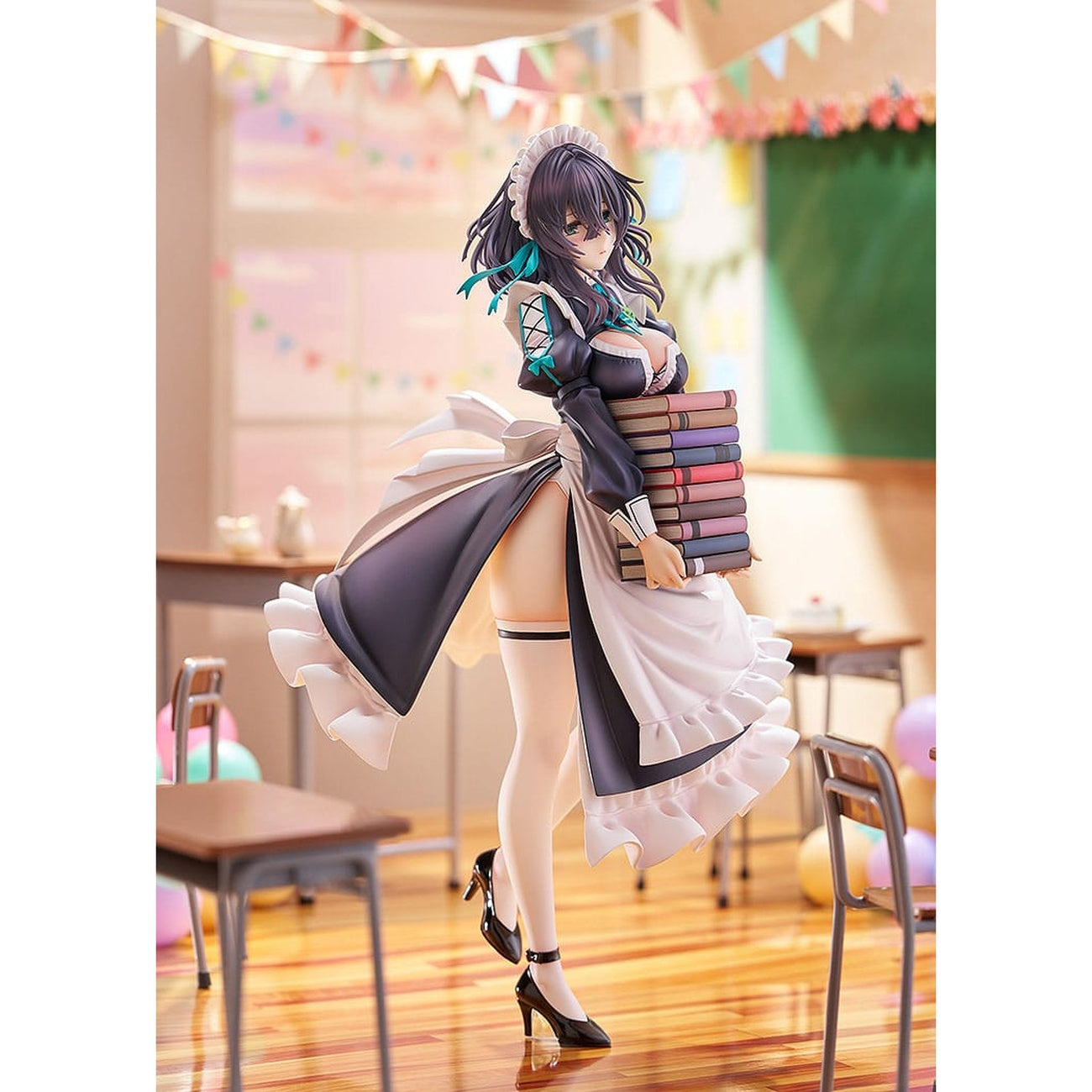 Imagen del producto Figura PVC Ilustración Original 1/6 Maid Maison Hanikami Kanojo Hikage Chigami Ilustración de Piromizu 28 cm