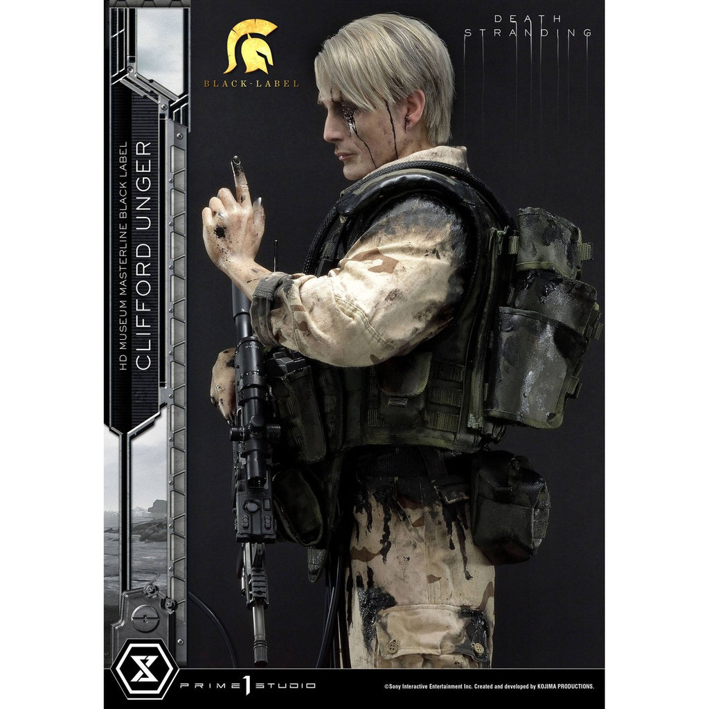 Imagen del producto Death Stranding Figura 1/2 Clifford Unger Black Label 103 cm