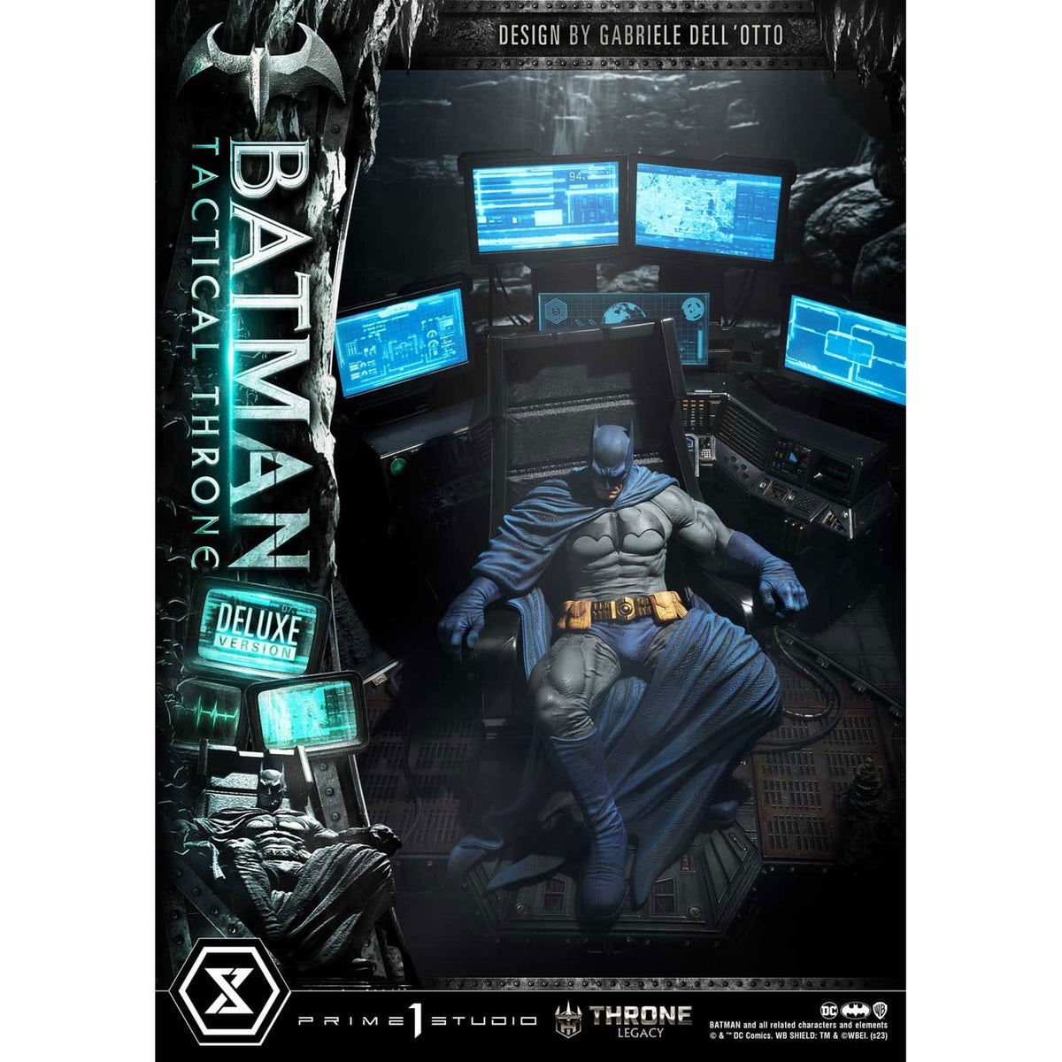 Imagen del producto DC Comics Throne Legacy Collection Estatua 1/3 Batman Tactical Throne Deluxe Bonus Version 57 cm