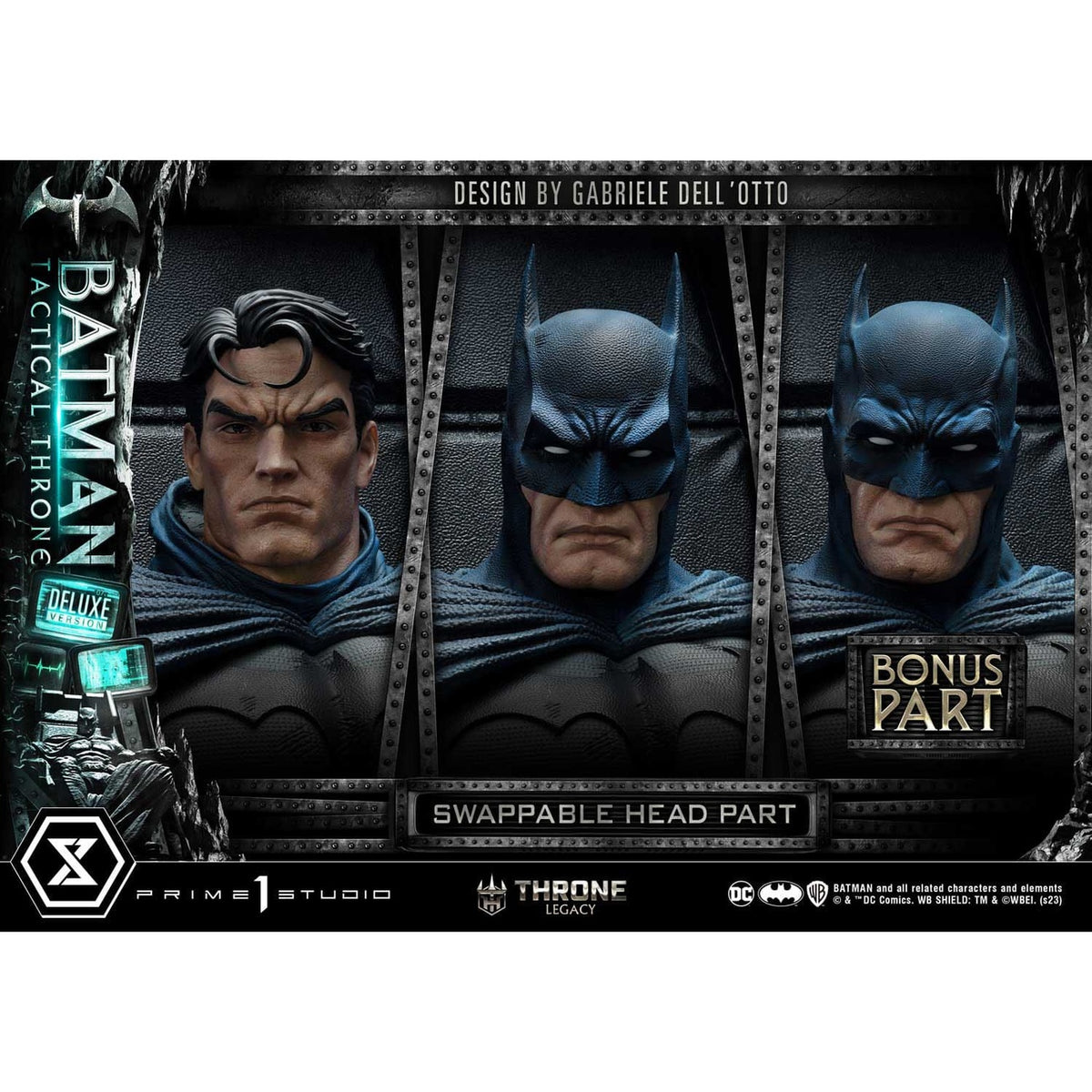 Imagen del producto DC Comics Throne Legacy Collection Estatua 1/3 Batman Tactical Throne Deluxe Bonus Version 57 cm