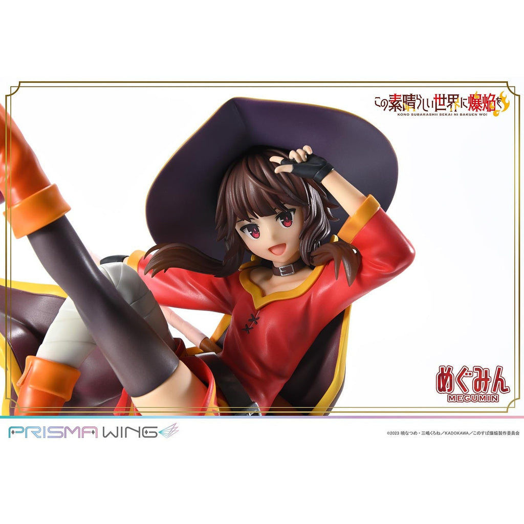 Imagen del producto Konosuba: An Explosion on This Wonderful World! Estatua PVC Prisma Wing 1/7 Megumin 23 cm