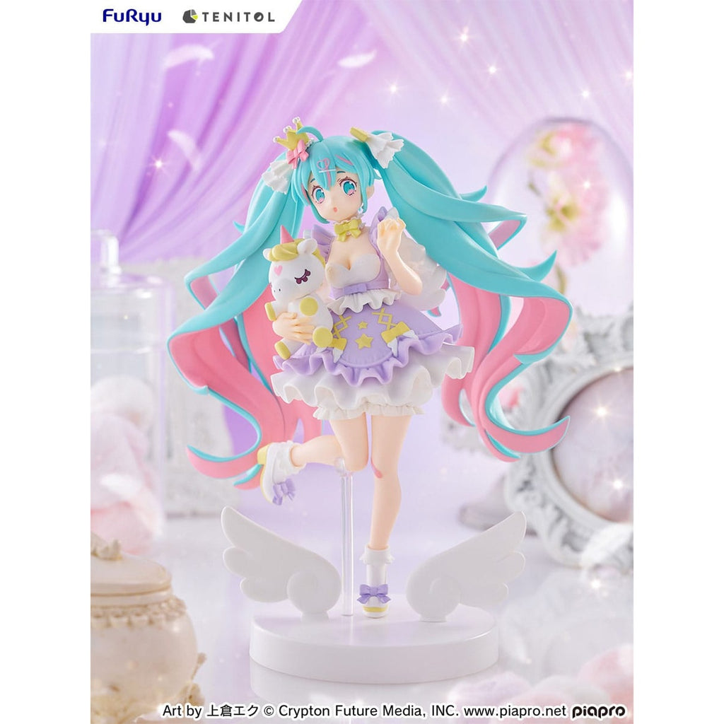 Imagen del producto Estatua PVC Hatsune Miku Tenitol Hatsune Miku Yumekawa Princess Versión Lavender 21 cm