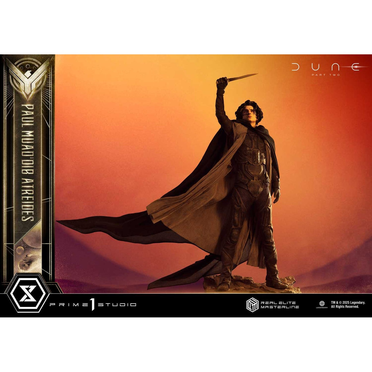 Imagen del producto Dune: Parte Dos Real Elite Masterline Series Estatua 1/3 Paul Atreides 90 cm