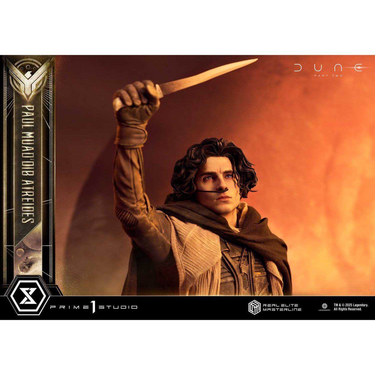 Imagen del producto Dune: Parte Dos Real Elite Masterline Series Estatua 1/3 Paul Atreides 90 cm