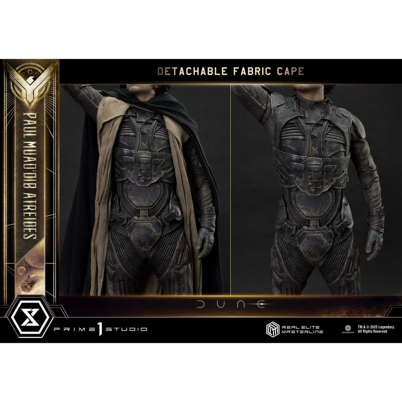 Imagen del producto Dune: Parte Dos Real Elite Masterline Series Estatua 1/3 Paul Atreides 90 cm