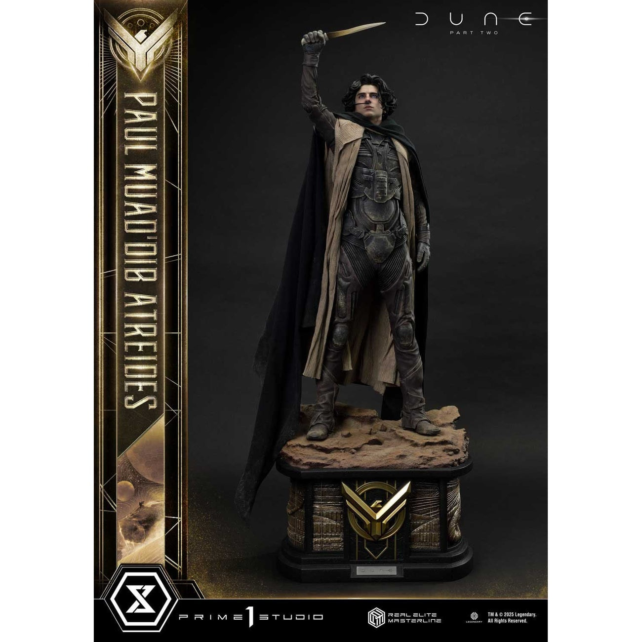 Imagen del producto Dune: Parte Dos Real Elite Masterline Series Estatua 1/3 Paul Atreides 90 cm