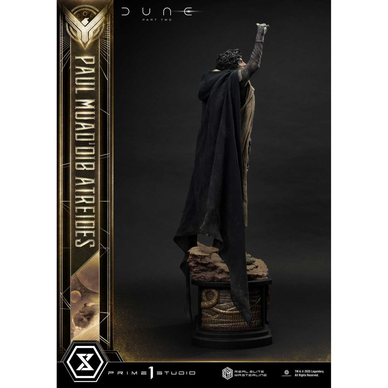 Imagen del producto Dune: Parte Dos Real Elite Masterline Series Estatua 1/3 Paul Atreides 90 cm