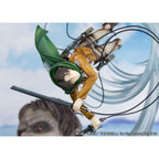 Imagen del producto Attack on Titan Figura PVC 1/7 Levi vs Titán Bestia Ver. 28 cm