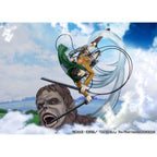 Imagen del producto Attack on Titan Figura PVC 1/7 Levi vs Titán Bestia Ver. 28 cm