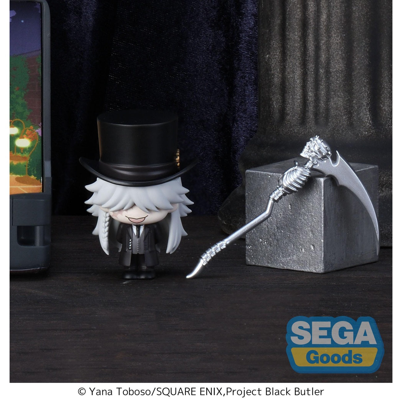 Imagen del producto Black Butler: Arco Boarding School Petite World Memories mini figura Undertaker (EX) 8 cm