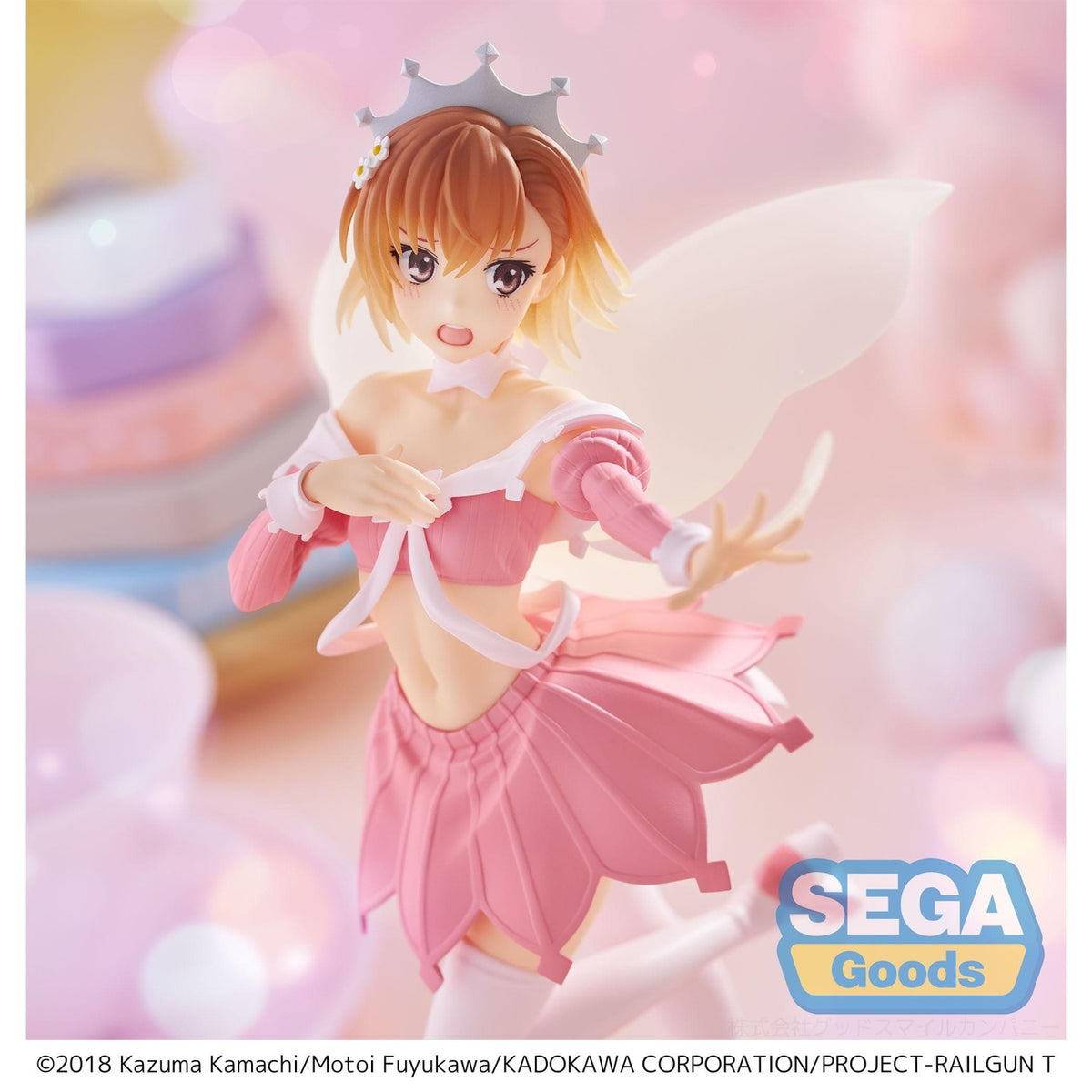 Imagen del producto A Certain Scientific Railgun T Estatua PVC Luminasta Mikoto Misaka Great Spirit Maid 20 cm